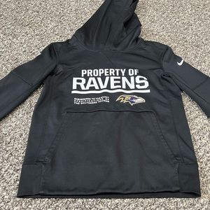 Kids Ravens Nike hoodie